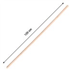 Long wooden handle brooms, mops, snow shovels, 4 feet 120 cm, outdoor sticks, 25 pieces